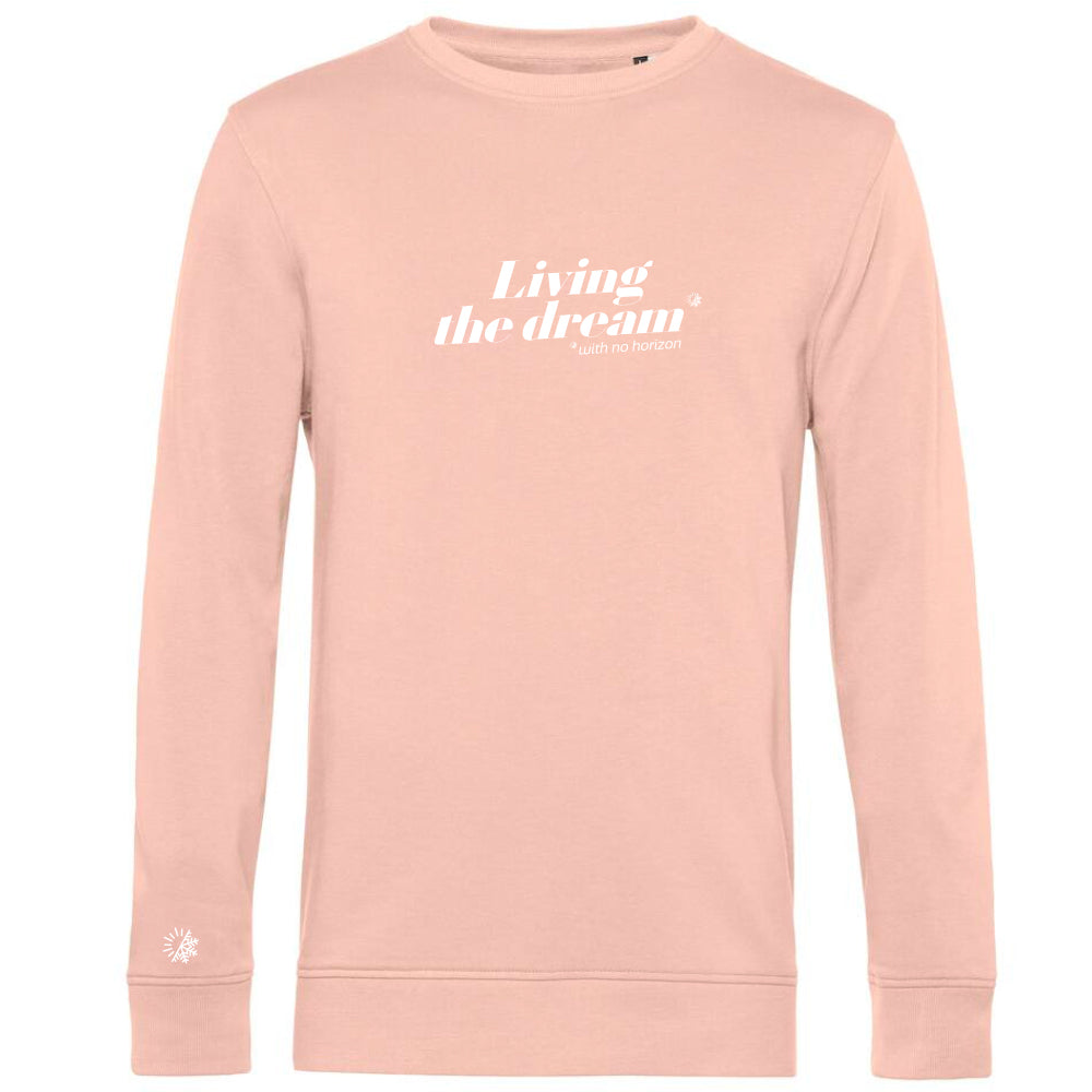 Sweat "LIVING THE DREAM" - pink