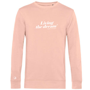 Sweat "LIVING THE DREAM" - pink