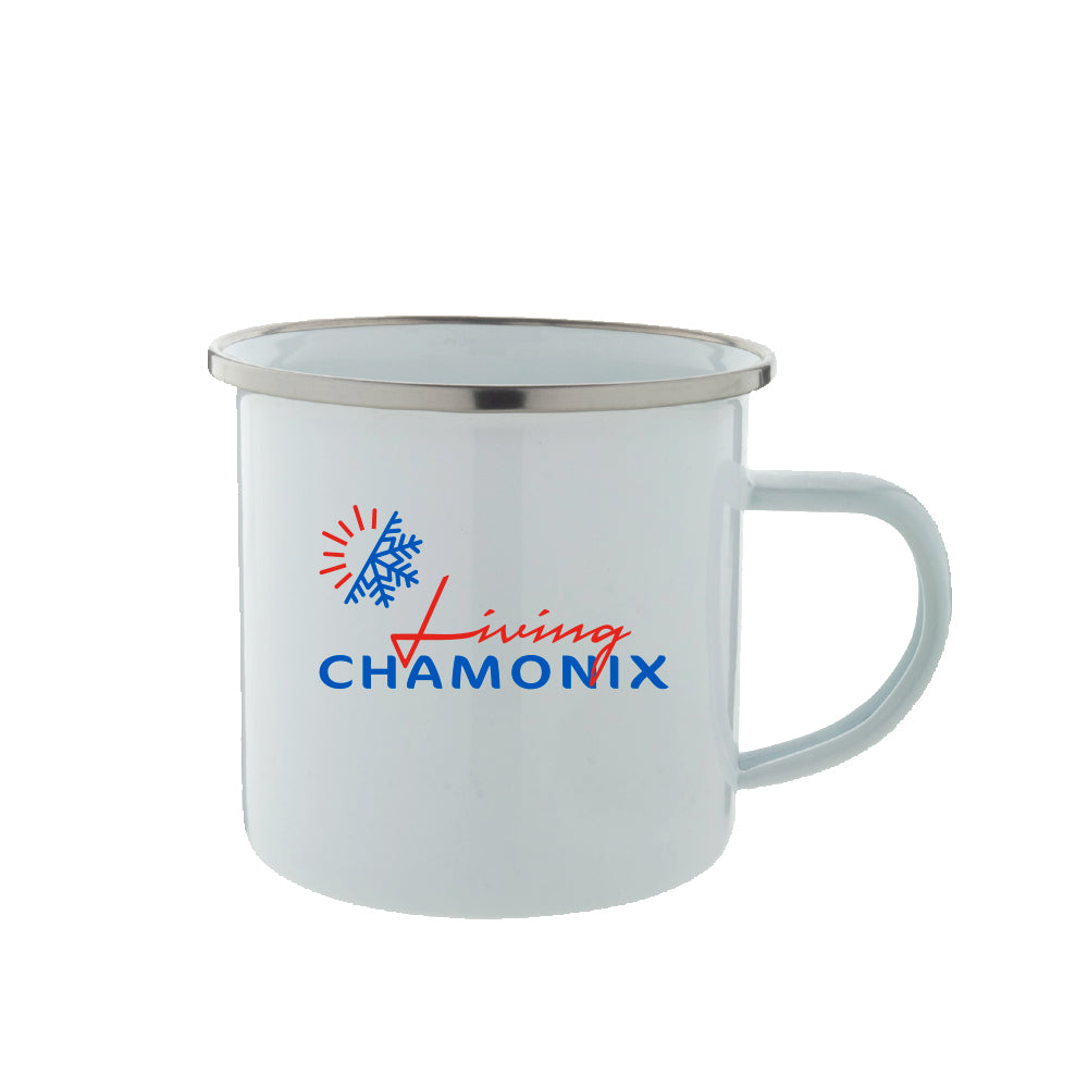 Mug "LIVING CHAMONIX" - white